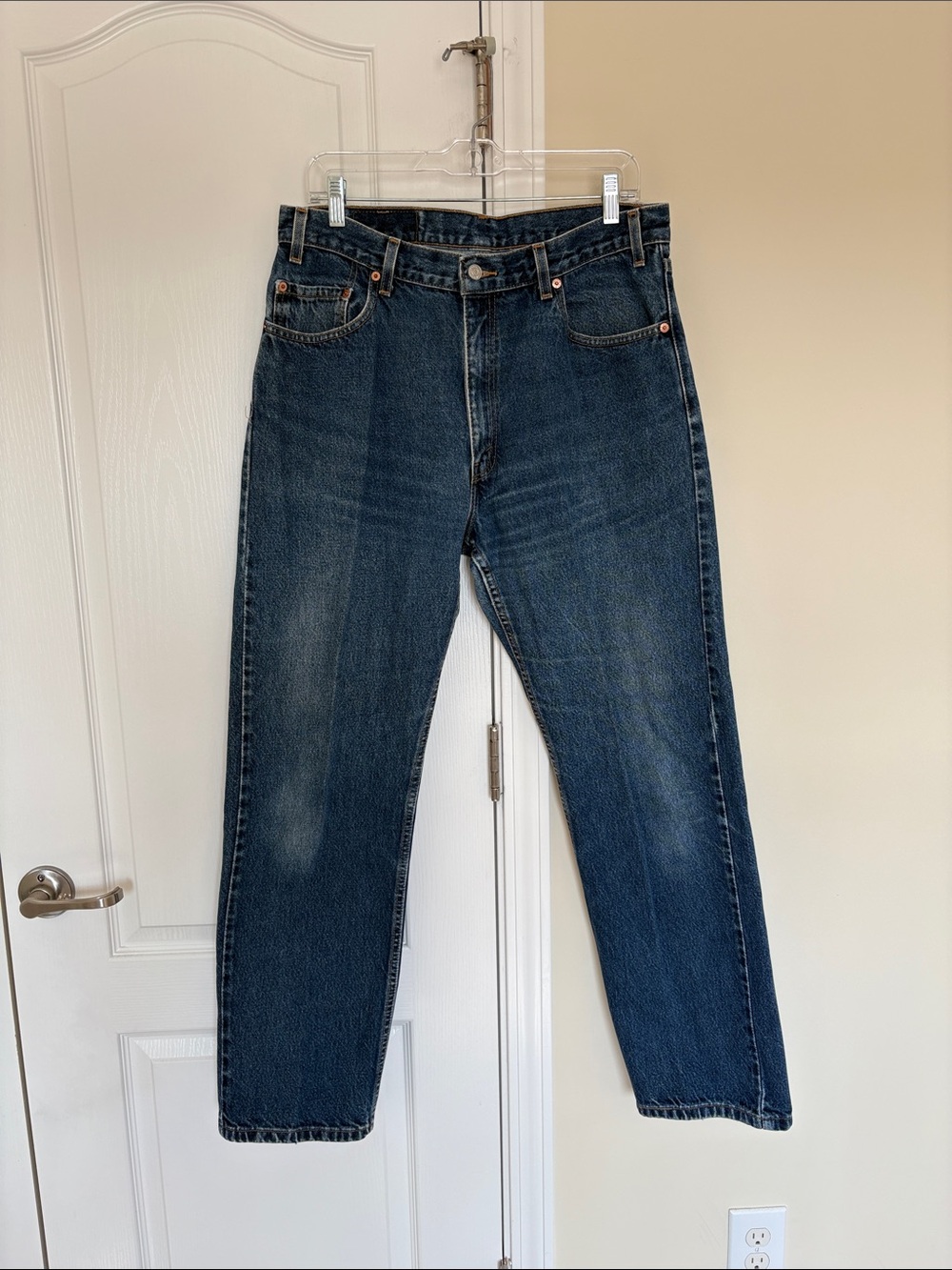 Vintage Y2K Levis 505 Straight Leg Jeans Mens 30x30 Blue Regular Fit Denim USA